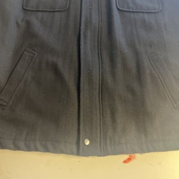 Trenders Basics Men’s Size L Wool Button Down Lined Field Coat - Picture 5 of 15